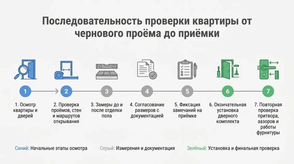 Последовательность проверки квартиры